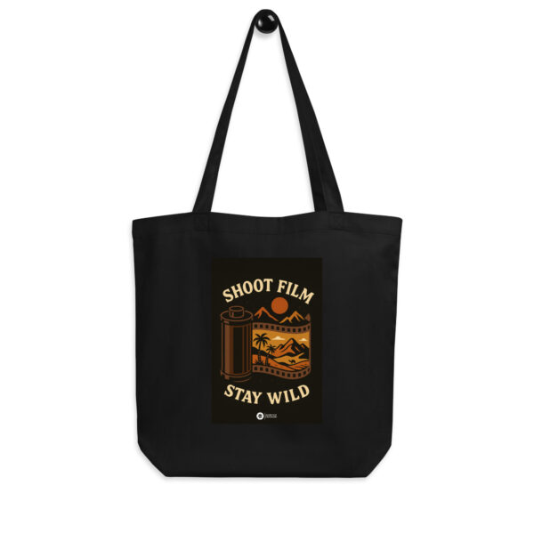 "Shoot Film, Stay Wild" Eco Tote Bag - Image 2