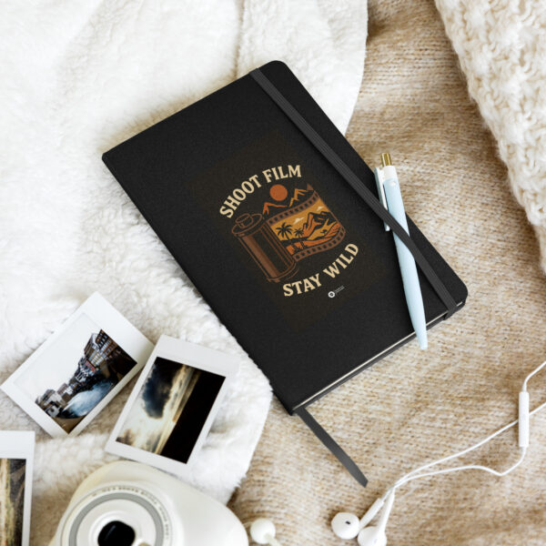 “Shoot Film, Stay Wild” Hardcover Notebook