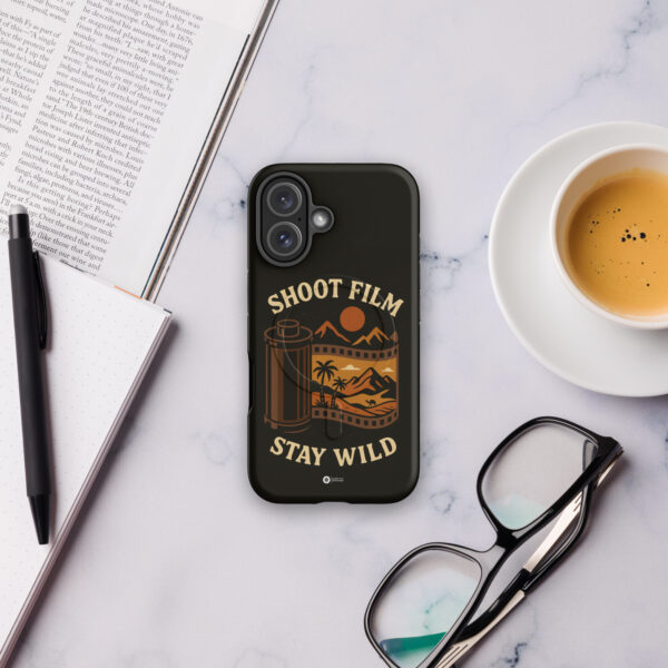 "Shoot Film, Stay Wild" MagSafe® tough case for iPhone® - Image 9