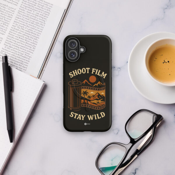 "Shoot Film, Stay Wild" MagSafe® tough case for iPhone® - Image 10