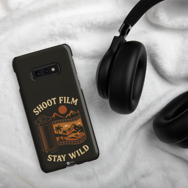 "Shoot Film, Stay Wild" Snap case for Samsung® - Image 3