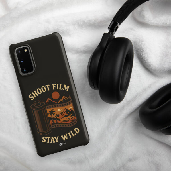 "Shoot Film, Stay Wild" Snap case for Samsung® - Image 5