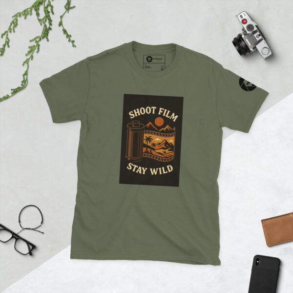 “Shoot Film, Stay Wild” Short-Sleeve Unisex T-Shirt - Image 8
