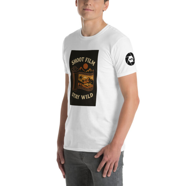 “Shoot Film, Stay Wild” Short-Sleeve Unisex T-Shirt - Image 2