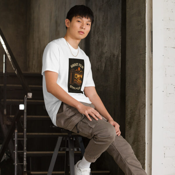 “Shoot Film, Stay Wild” Short-Sleeve Unisex T-Shirt - Image 3