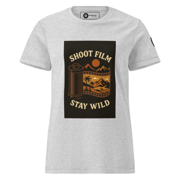 “Shoot Film, Stay Wild” Women’s T-shirt - Image 9