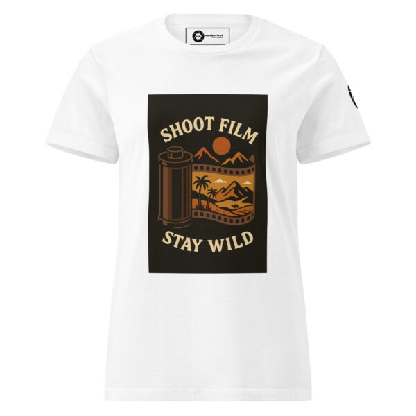 “Shoot Film, Stay Wild” Women’s T-shirt